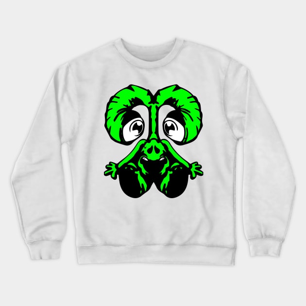 Cute Alien Crewneck Sweatshirt by Reed Design & Illustration